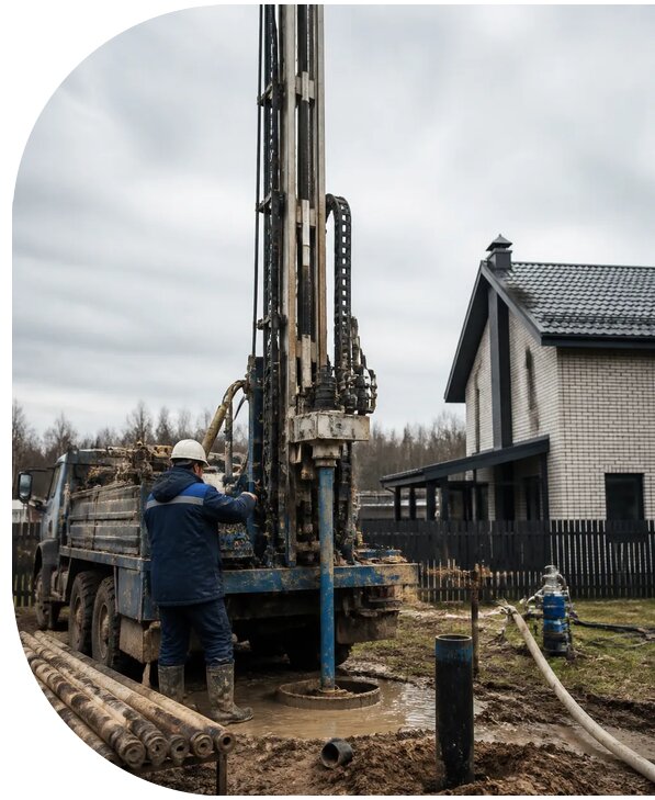 Бурение скважин на воду под ключ в Боровичах от 125076 р. | АПаруса-Брв
