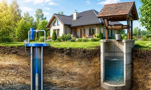 Автономное водоснабжение загородного дома Боровичи: скважина или колодец 